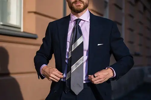 Perfect tie for job interview. Custom made by Stefano Cau.