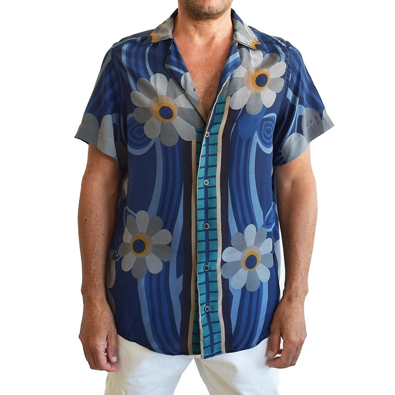The Best Silk Shirt For Men Navy