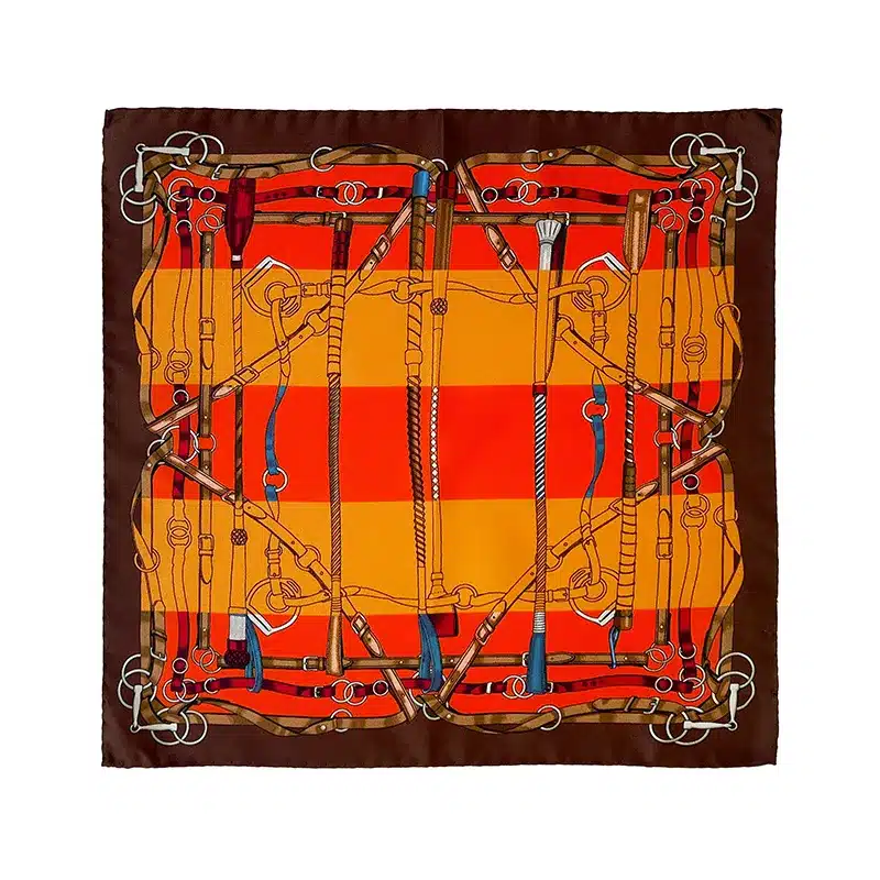Grand Prix Elegance Printed Silk Pocket Square